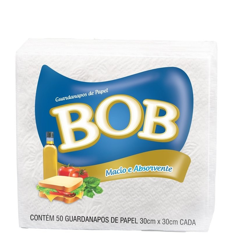Guardanapo Bob 30cmx30cm C/50