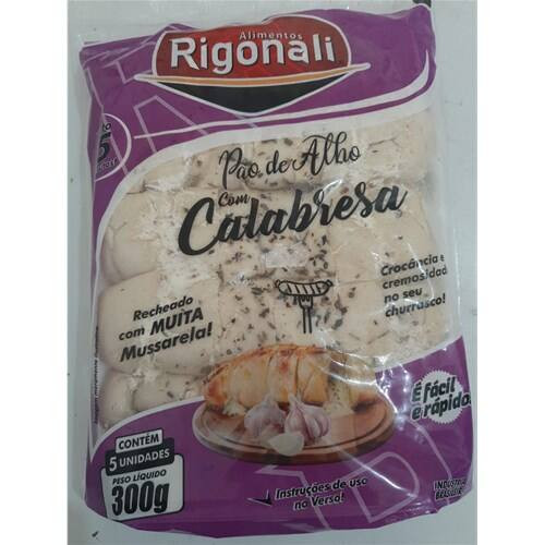 Pão de Alho com Calabresa Rigonali Embalagem 300g