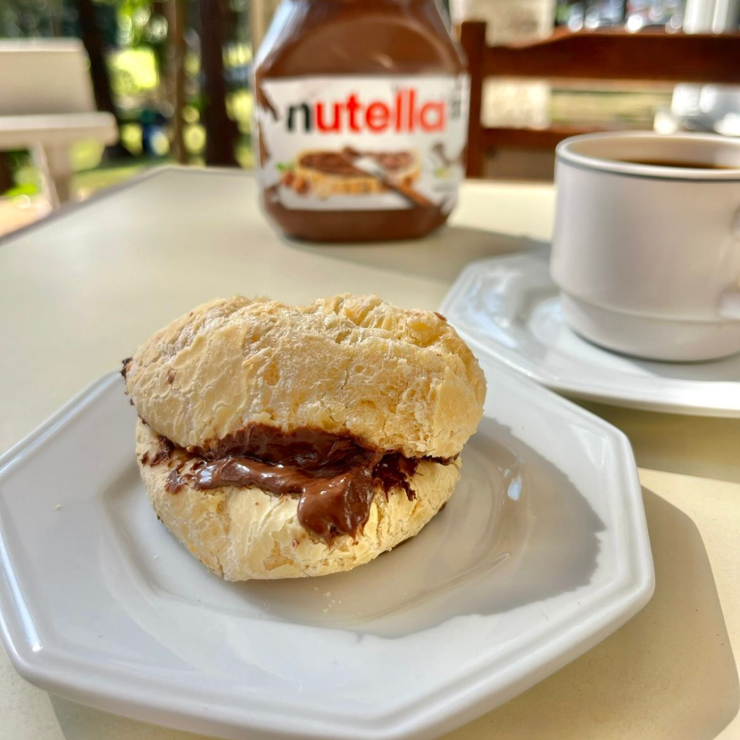 PAO DE QUEIJO C NUTELLA