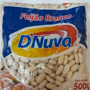 FEIJÃO BRANCO D'NUVA  500G