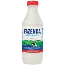 Leite Semidesnatado Fazenda Bela Vista 1l