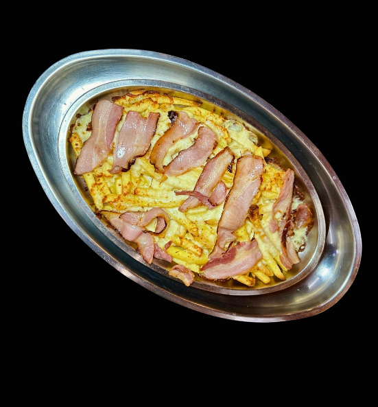 FRITAS C/ QUEIJO E BACON