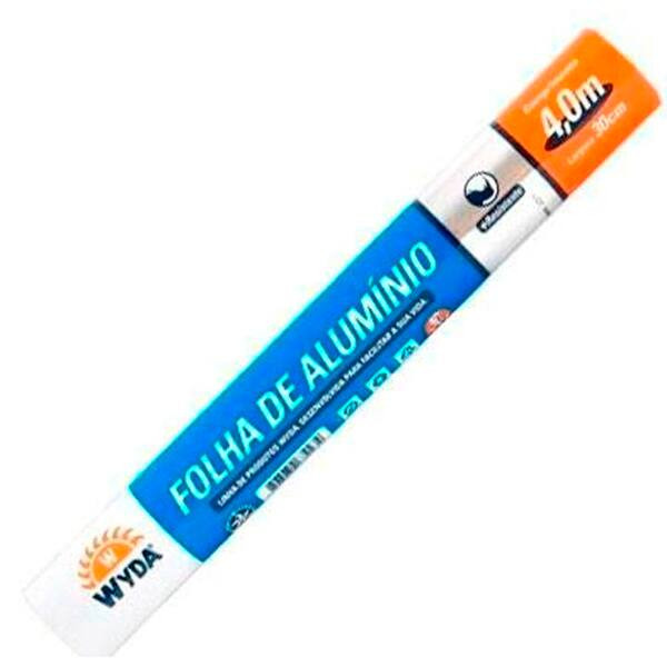 Papel Alumínio Wyda 30cmx4m 1un