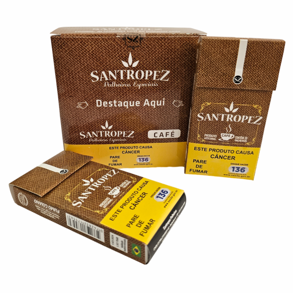 CIGARRO PALHEIRO SERIE OURO SANTROPEZ CX 10 UN