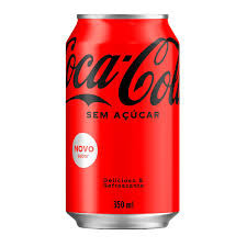 COCA COLA LATA REFRIGERANTE ZERO AÇÚCAR 350ML