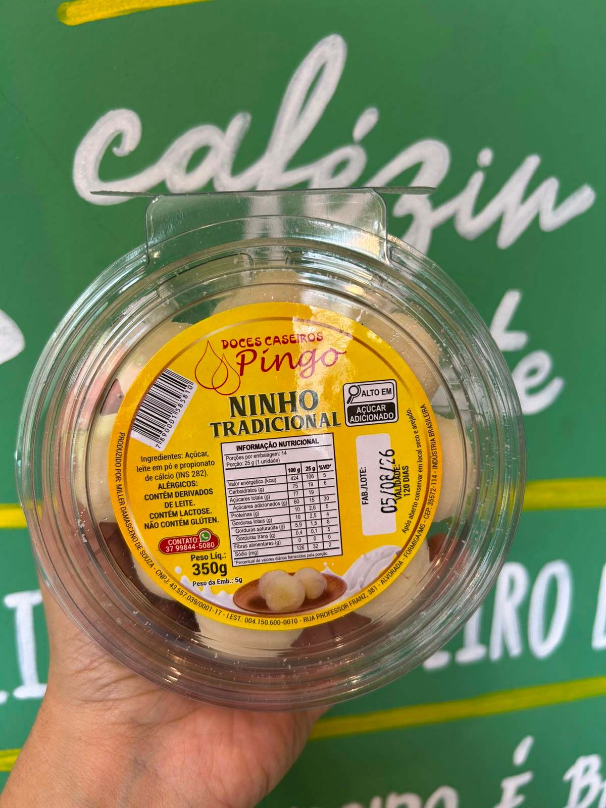 Ninho Tradicional  Doces Caseiros Pingo - 350g