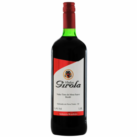 Vinho Girola Tinto Suave 1L