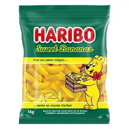 Bala Gelatina Bananas (Haribo) 14g