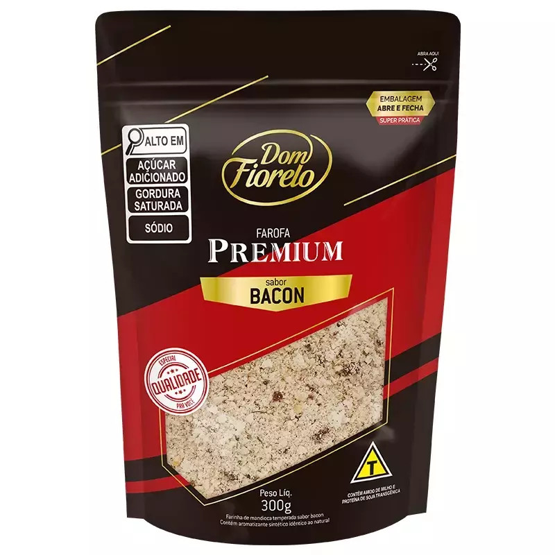 FAROFA DOM FIORELO BACON 200G