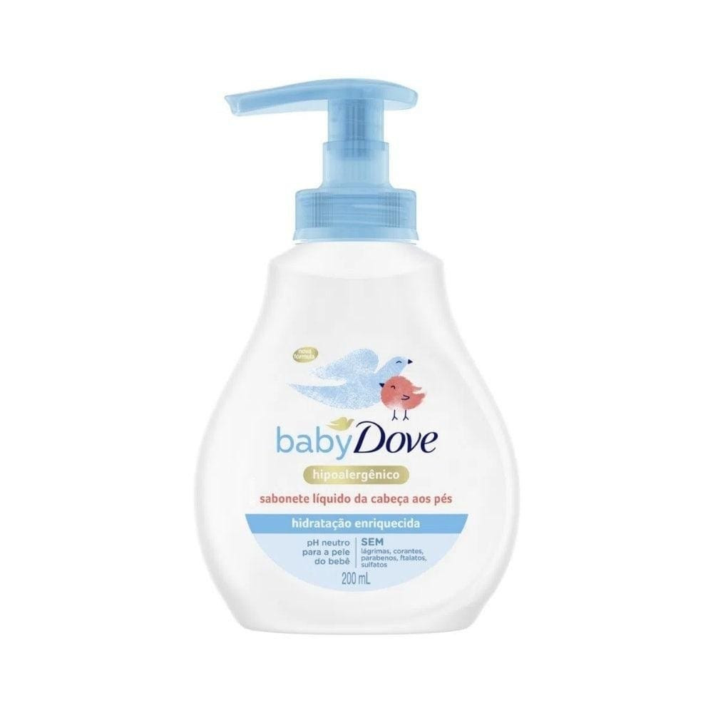 Sabonete Liquido Baby Dove Hidratação Enrequecida