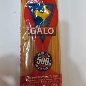 MACARRÃO ESPAGUETE GALO 500MG