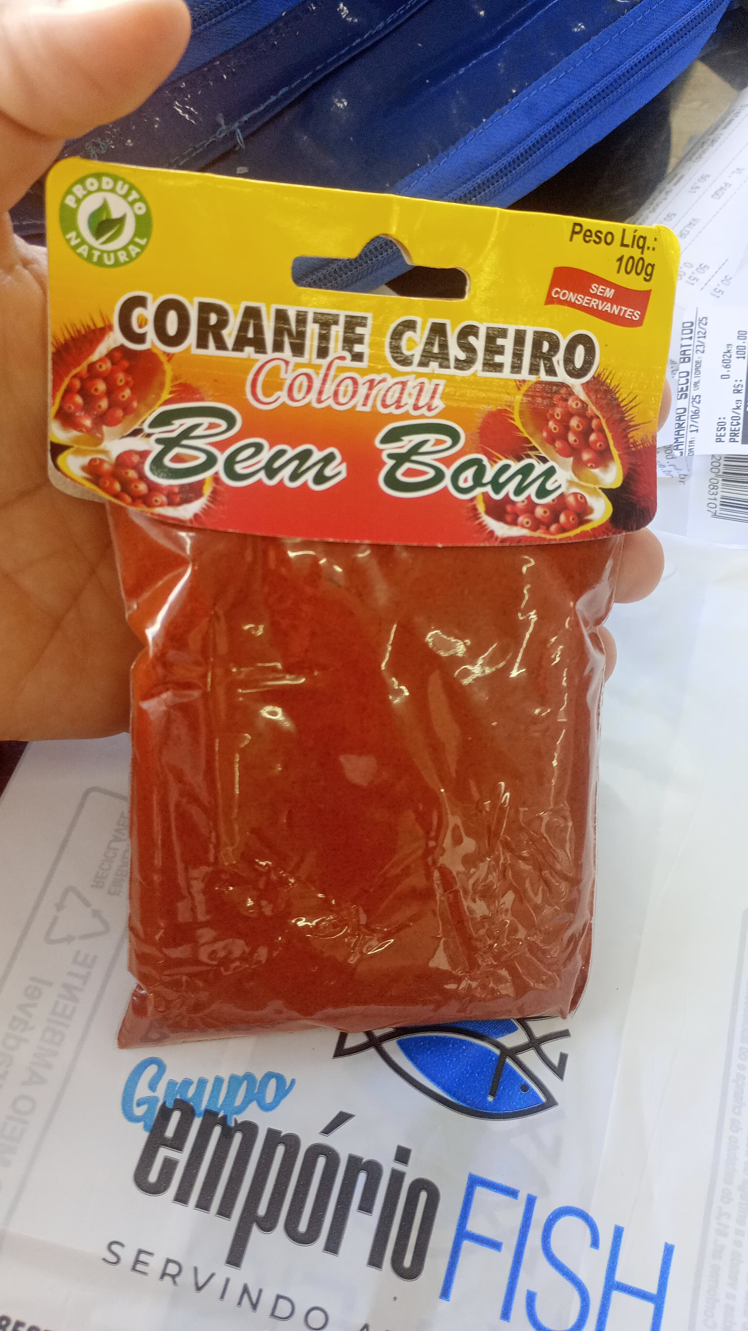 Corante caseiro (100g)