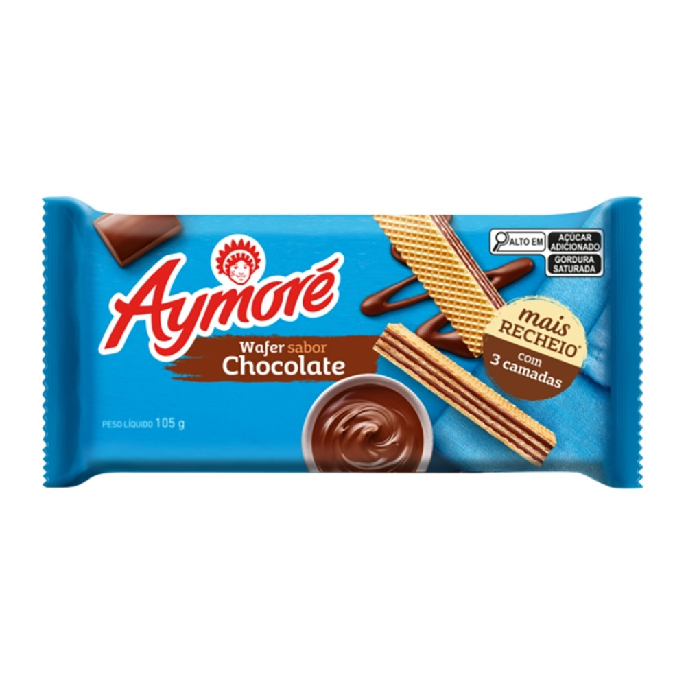 BISC WAFER AYMORE CHOCOLATE 105G