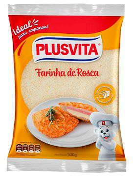 FARINHA DE ROSCA PLUSVITA 500g