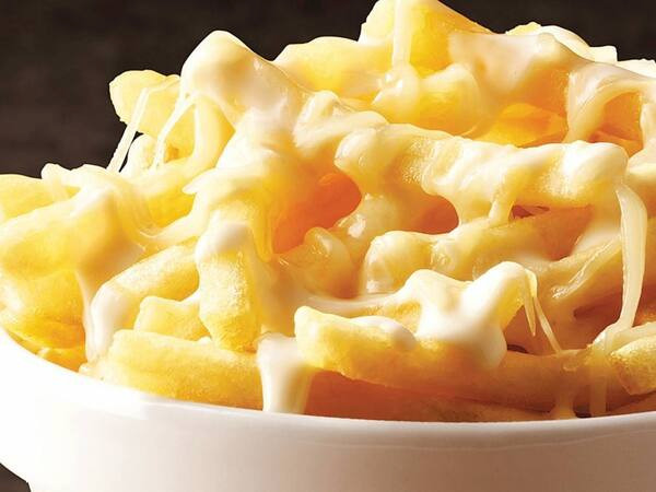 Fritas com muçarela