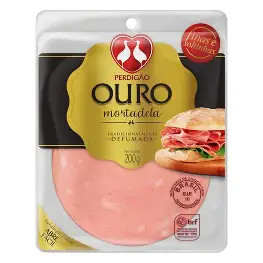 Mortadela Fatiada Defumada Ouro (Perdigão) 200g