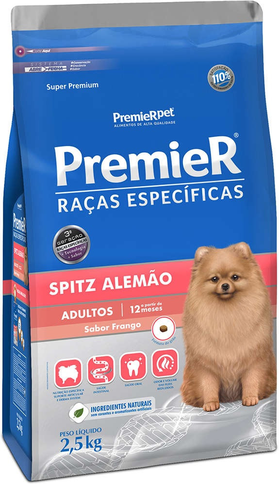 Premier Raças Específicas Spitz Alemão Adulto 2,5kg