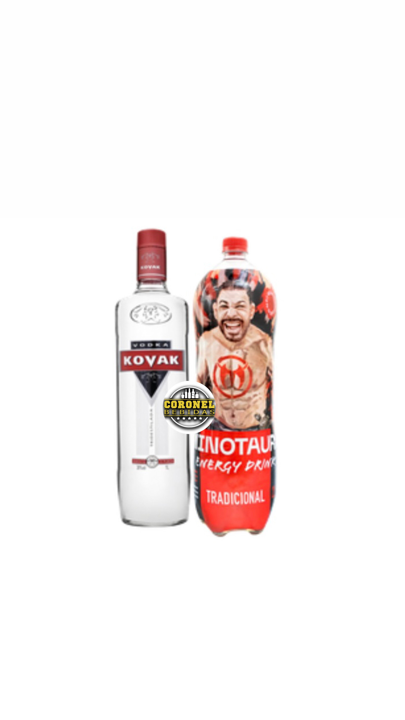 Vodka Kovac 1L+ 1 Minotauro 2L