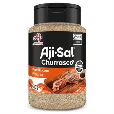 SAL DE PARRILLA CHURRASCO C/PIMENTA AJI-SAL 500G¬