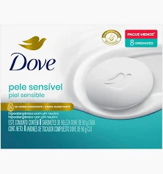 SABONETE DOVE PELE SENSIVEL 90G