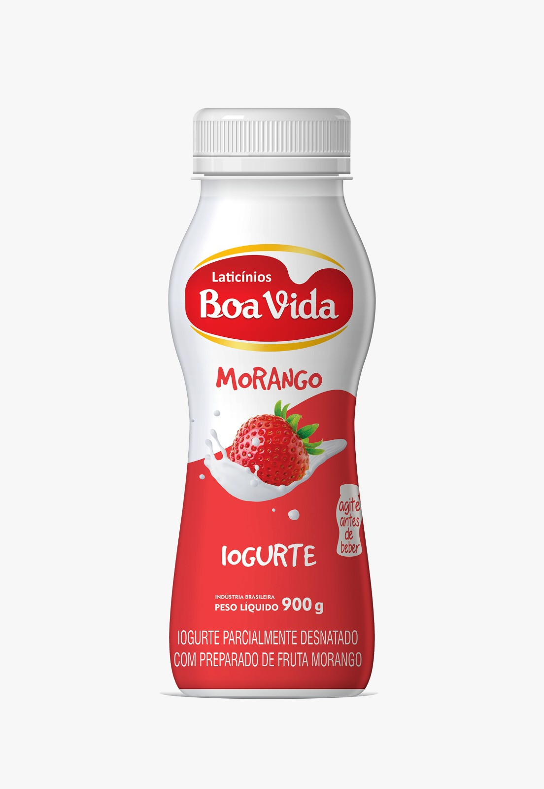 IOGURTE MORANGO BOA VIDA 900ML 