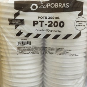 POTE ISOPOR 200ML 10UN