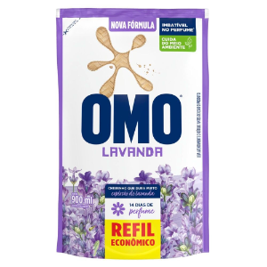 OMO LÍQUIDO REFIL LAVANDA 900ML