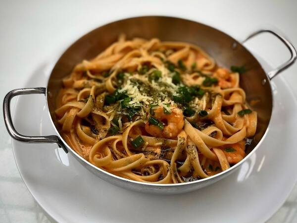 Spaguetti al Gamberi