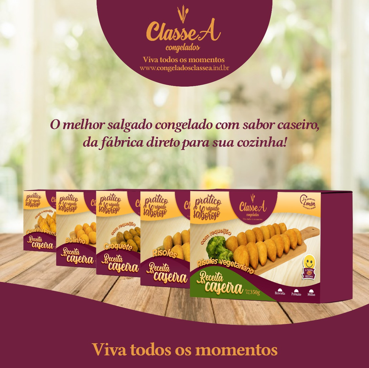 Salgados fritos aquecer