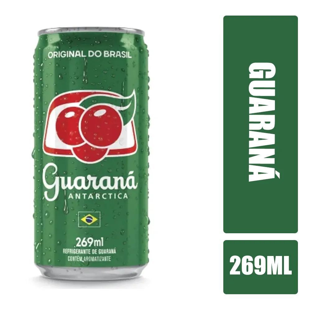 REFRIGERANTE ANTARCTICA GUARANA LT 269ML