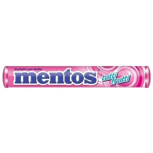 Bala Mastigável Mentos Tutti-Frutti 37,5g