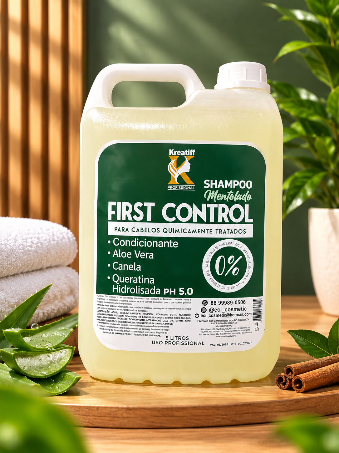 SHAMPOO FIRST CONTROL KREATIFF 5LT