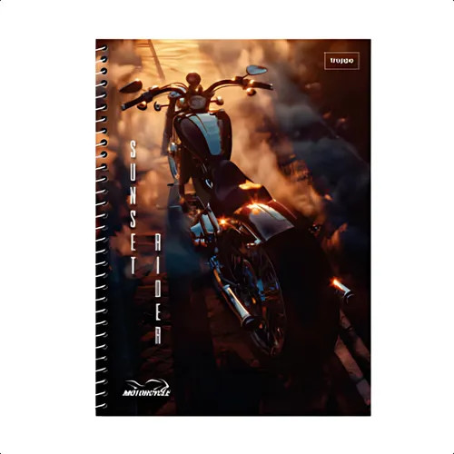 Caderno troppo 200 folhas motorc 