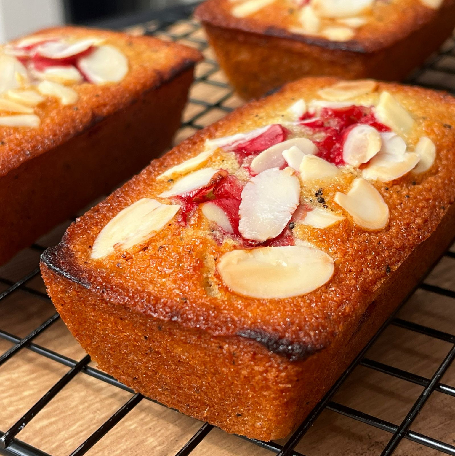 Financier de Geleia de Frutas vermelhas 