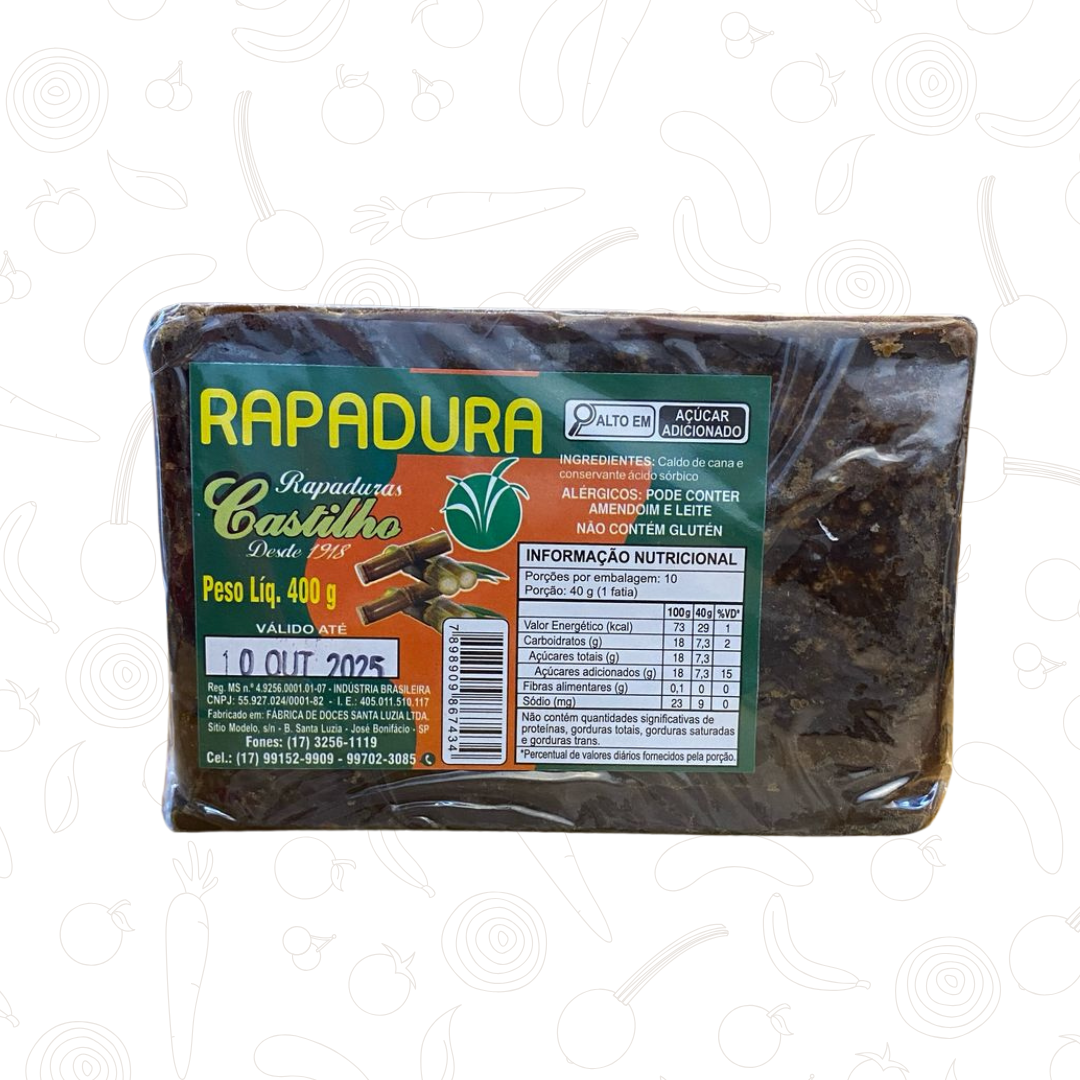 Rapadura Simples Castilho 400g