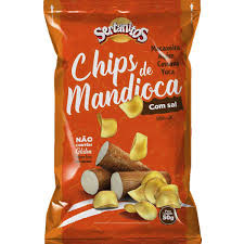 Chips Sertanitos Mandioca Natural 50g