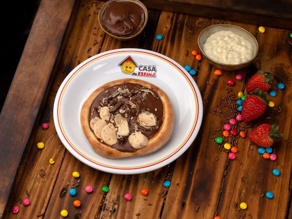 Esfiha de Chocolate c/ Sonho de Valsa