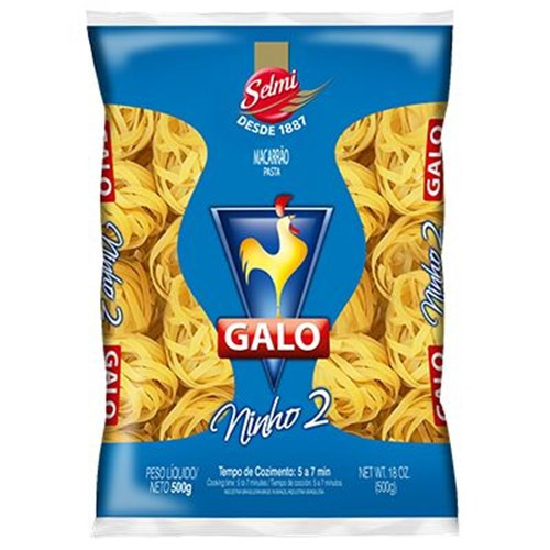 MACARRAO GALO NINHO 2 500G (AZUL)