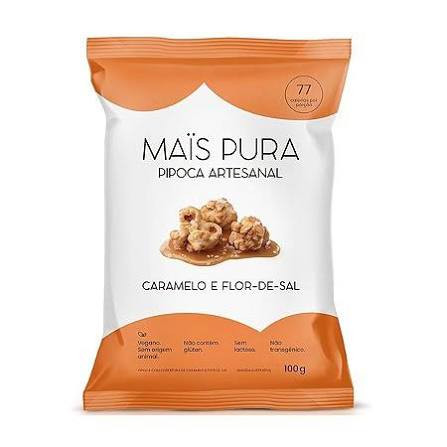 Pipoca Mais Pura Caramelo Flor Sal 100g 