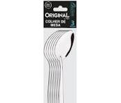 CARTELA COLHER MESA INOX C/6 ORIENTE