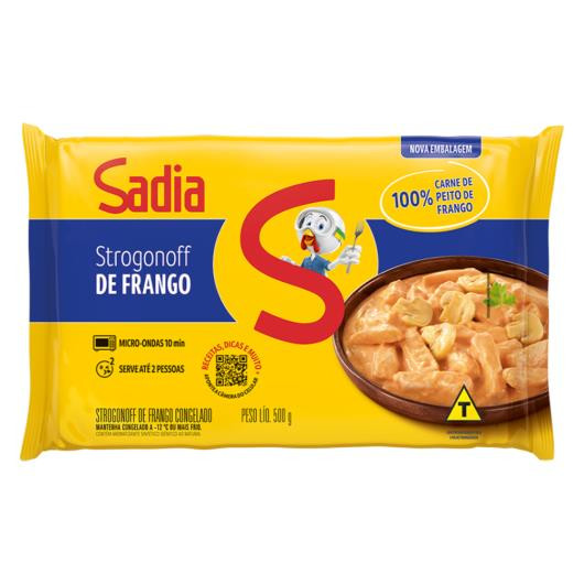 STROGONOFF DE FRANGO SADIA 500GR 