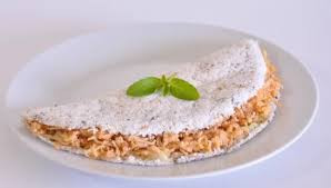 Tapioca frango com queijo
