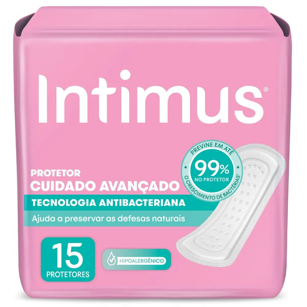 ABSORVENTE PROTETOR DIÁRIO INTIMUS DAYS S/ABAS 15UN