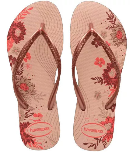 CHINELO HAVAIANAS SLIM ORGANIC ROSÊ 37/38