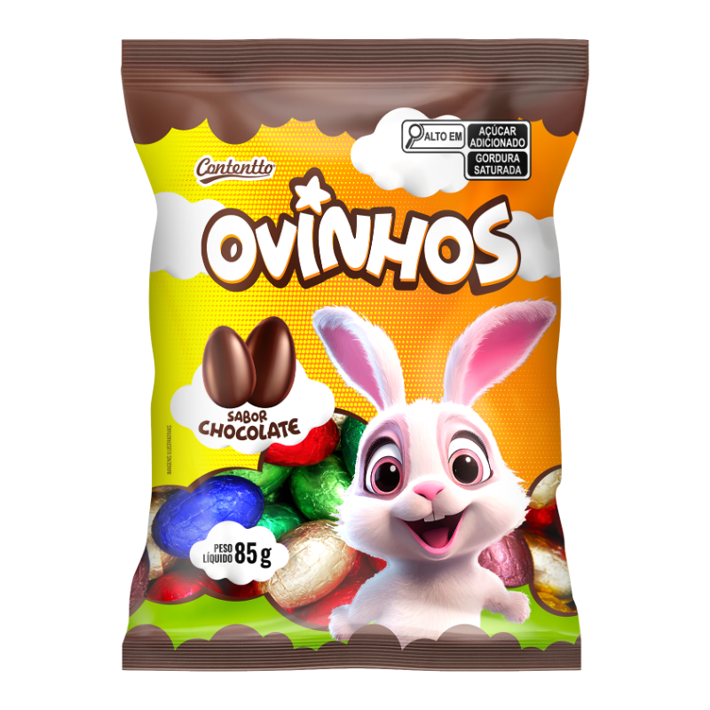 OVINHOS DE PASCOA CONTENTTO 85G