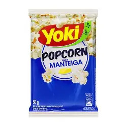 Pipoca Microondas Manteiga (Yoki) 50g