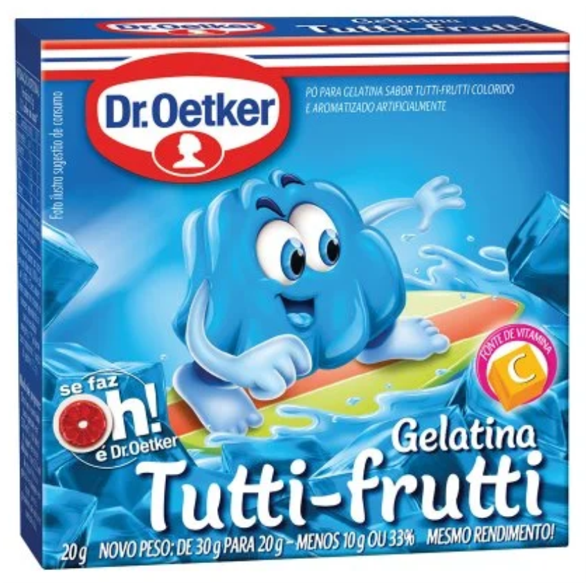 GELATINA DR.OETKER TUTTI-FRUTTI CX20G