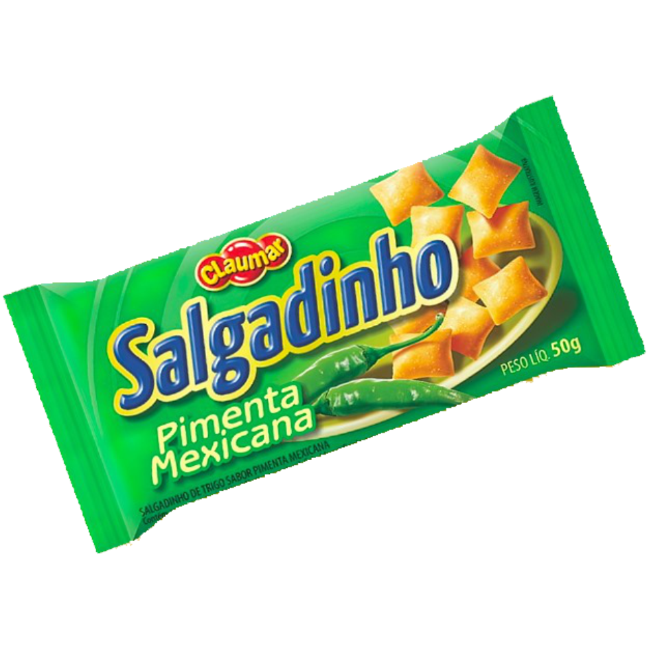 SALGADINHO TRIGO CLAUMAR PIMENTA MEXICANA 50G