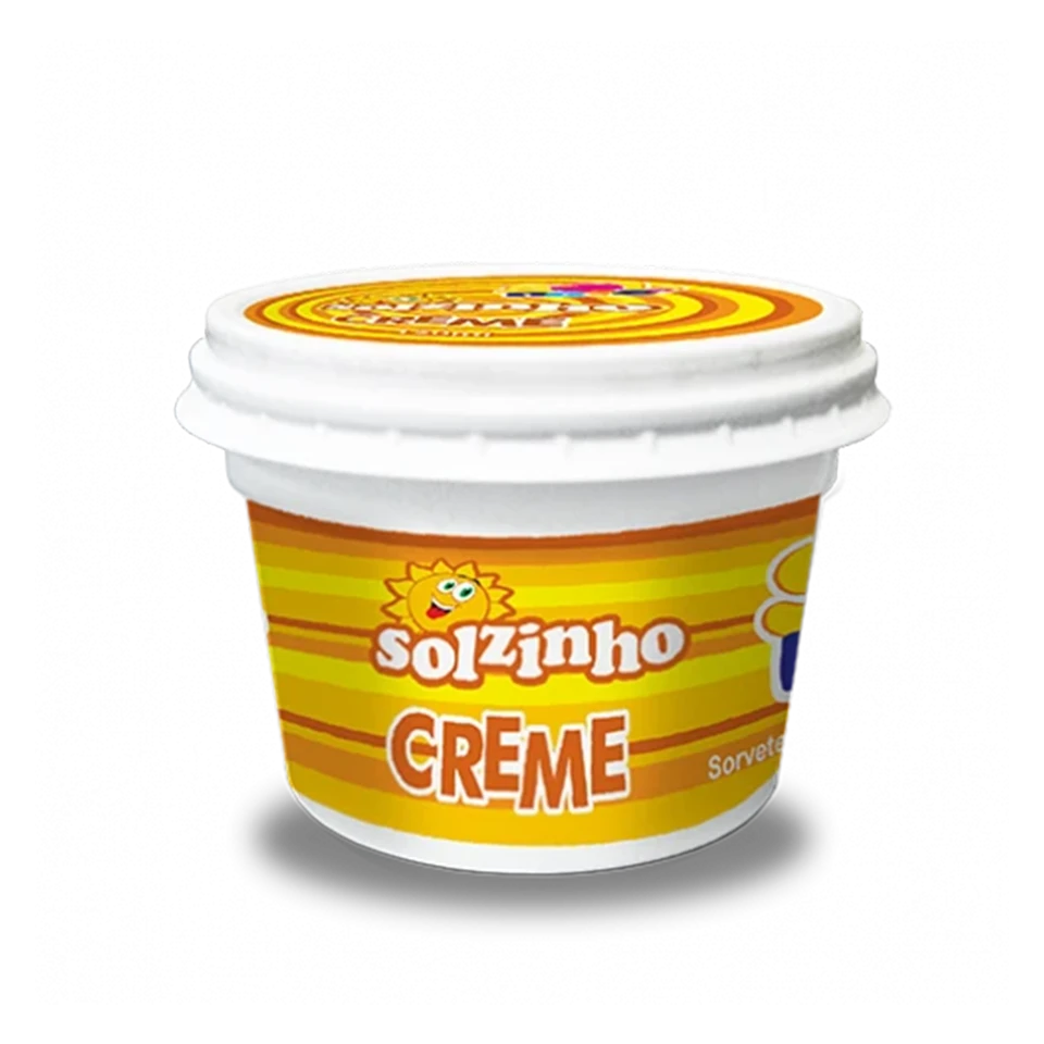 Sorvete Solzinho Creme 120ml Sol&Neve
