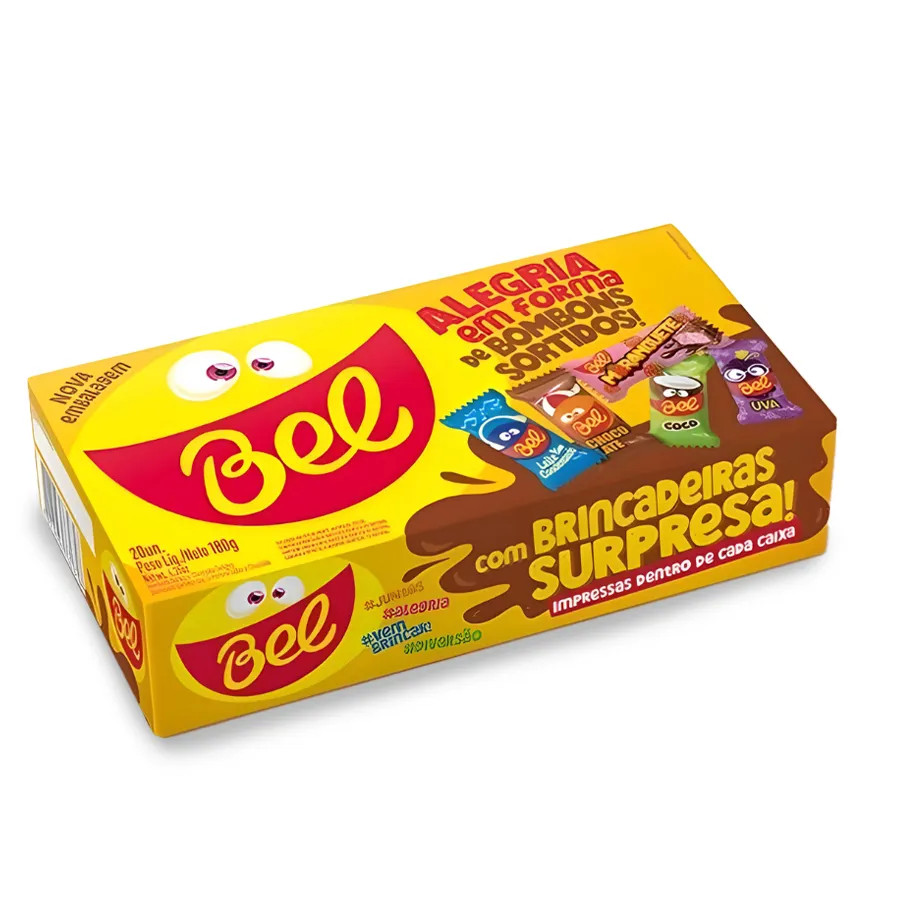 BOMBOM BEL SORT 180G 20 UN